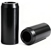 TippoMotu Motorcycle Crash Bar Sliders End Caps Derlin for Harley Touring Softail Sportster 1.25" Engine Guard Saddlebag Guard M12 2PCS (Black 1.25-inch)