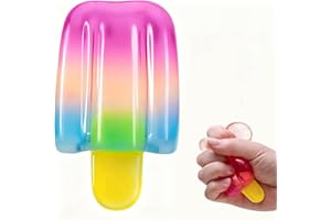 Ice Cream Squeeze Squishy Toys, Summer Sensory Stress Relief, high-Pressure Relief, Gentle Compression, Suitable for Relaxati