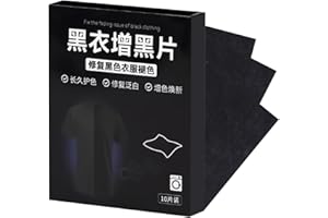 Black Fabric Dye Tablet - 10 Piece Garment Tint | Long Lasting Color Paint | Washing Machine Fabric Paint Tablet, Textile Col