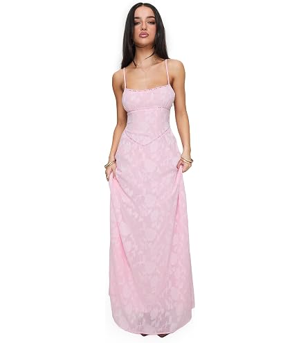 Princess Polly Romani Lace Maxi Dress Black : Clothing, Shoes & Jewelry