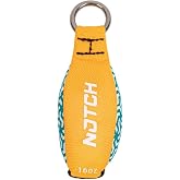 Notch Zero Throw Weight Lead Free with Stainless Steel Weights | Extra-Stitched 1000 Denier Nylon Cordura, Hi-Viz Color Pattern, Welded Ring