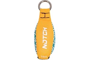 Notch Zero Throw Weight Lead Free with Stainless Steel Weights for Line Setting, Extra-Stitched 1000 Denier Nylon Cordura, Hi-Viz Color Pattern, Welded Ring (NTW2)