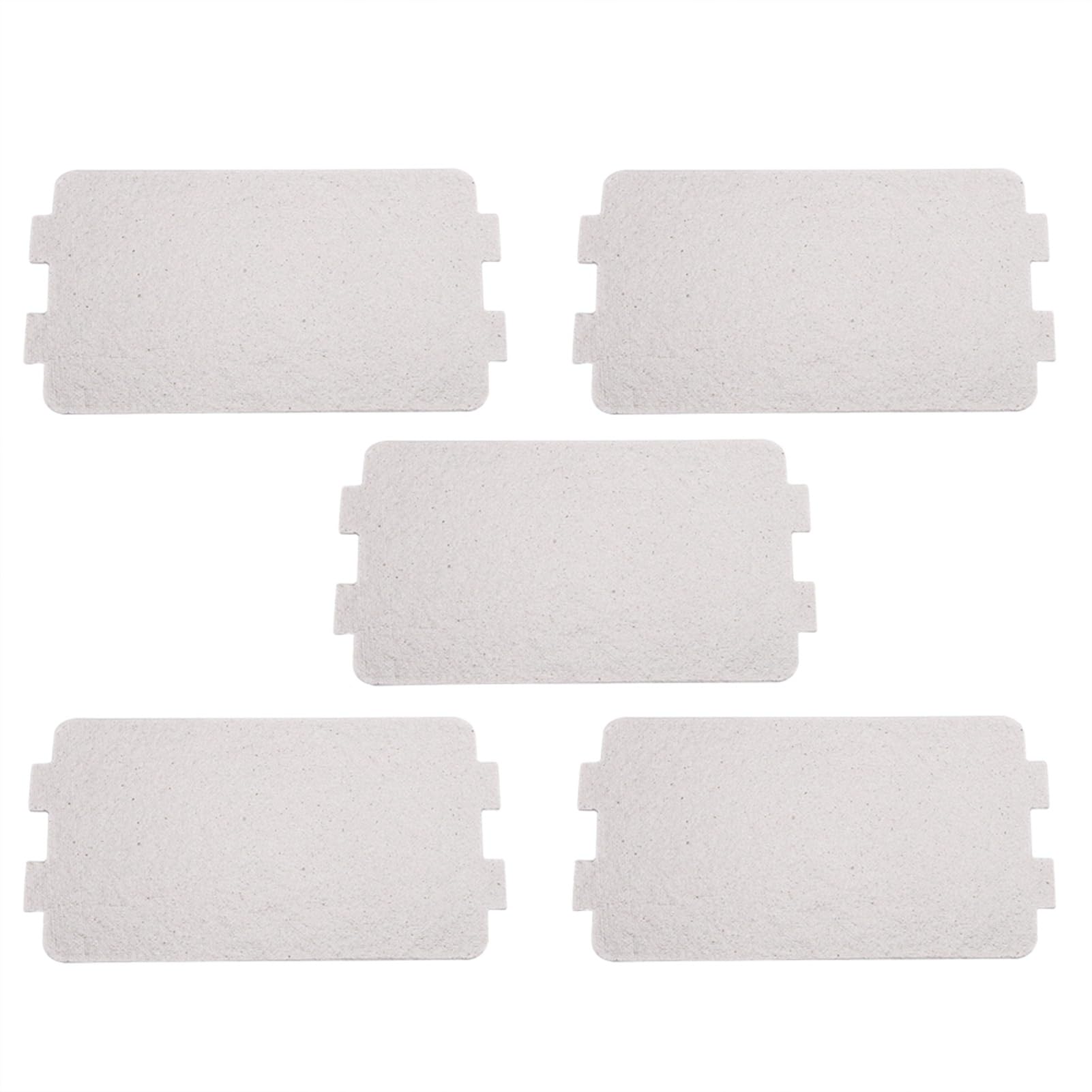 5PCS Universal Microwave Oven Mica Plate Waveguide Cover Replacement Parts for Home Kitchen 116x64mm / 4.6x2.5 Inch
