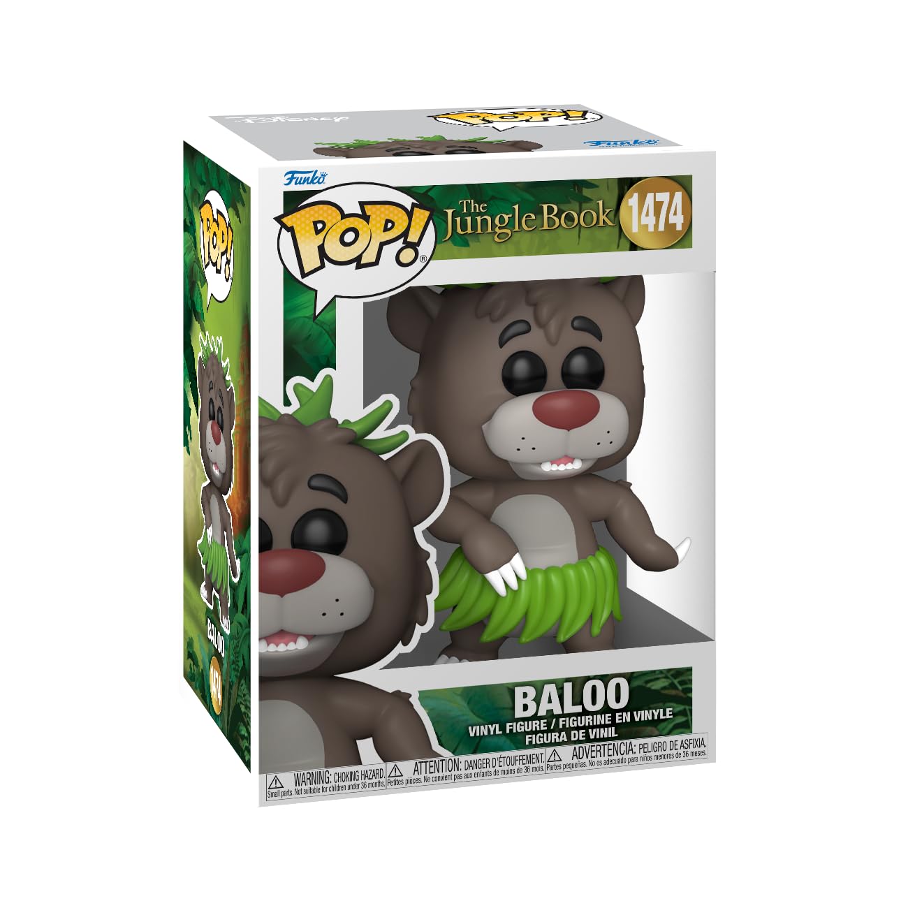Funko Pop! Disney: TJB - Baloo Bear​ - Jungle Book - Collectable Vinyl Figure - Gift Idea - Official Merchandise - Toys for Kids & Adults - Movies Fans - Model Figure for Collectors and Display