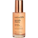 Nativa SPA by O Boticario Acerola Cherry Renewing Body Serum, Lightweight Hydration for Luminous Skin, 3.38 Ounce (100 ml)