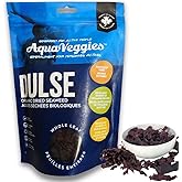 Aqua Veggies Organic Atlantic Whole Leaf Hand-Harvested Seaweed Snacks, Sun-Dried Bay of Fundy, Excellent Source of Vitamins 
