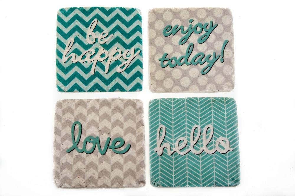 Lafinesse Em5241 Stone Coasters for hot or cold-Em5241, Stoneware