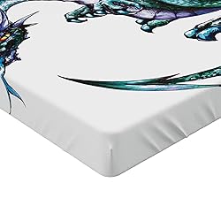Lunarable Dragon Fitted Sheet Set, Epic Beast