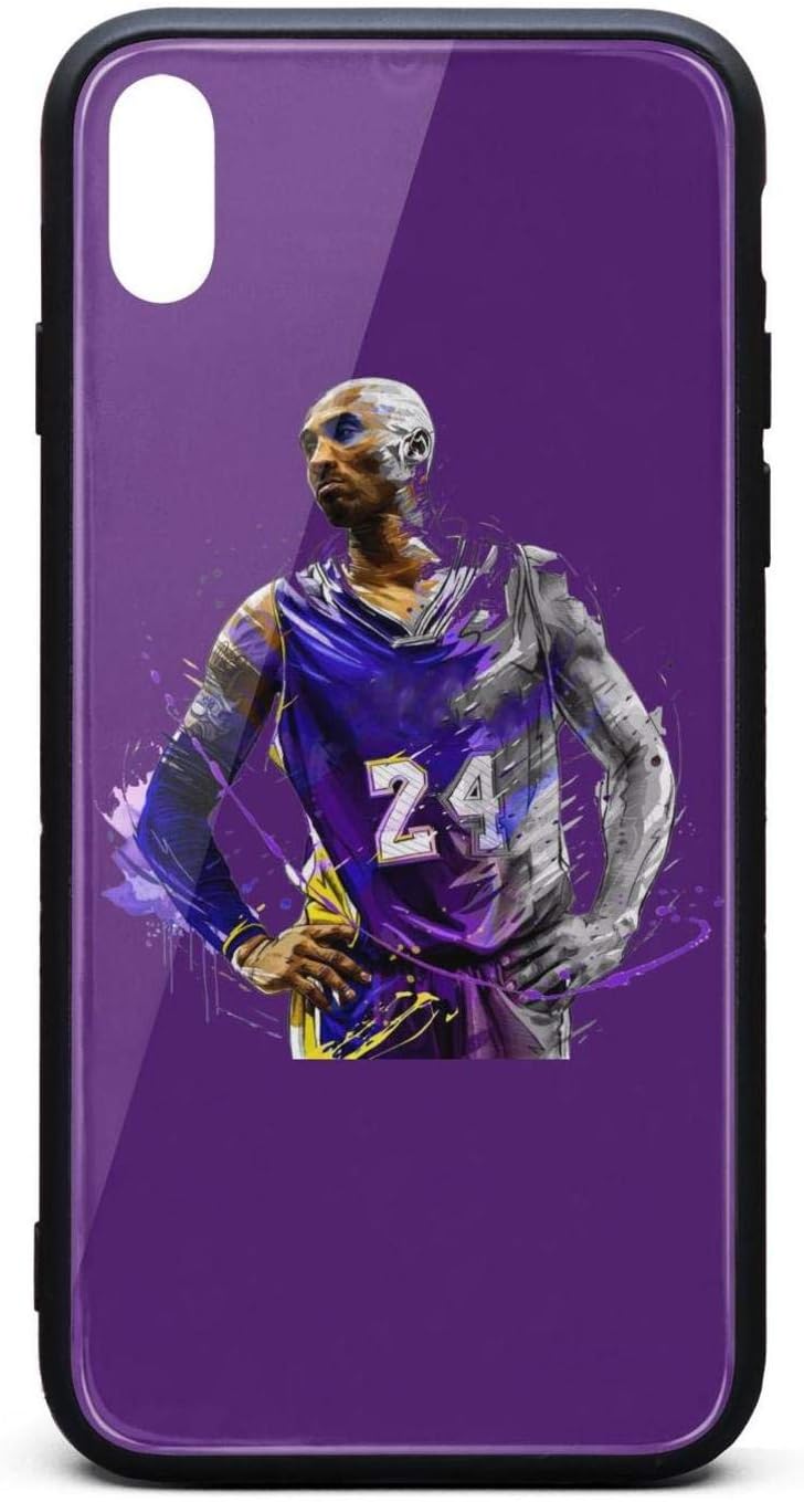 Groyr-kobe-bryant-24- for iPhone X Case Slim Lightweight TPU Rubber Frame Hard PC Back Shell
