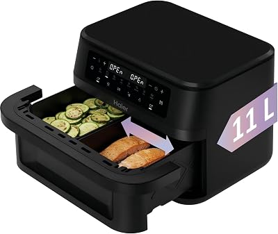 Friggitrice ad Aria Flexi | 11L con Divisorio e Finestra