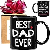Novelty Dad Coffee Mug - Best Dad Ever Gift Ideas, Retirement & Birthday Gifts for Father, Son & Daughter Present from Doomory