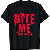Official Avril Lavigne Red Bite Me T-Shirt