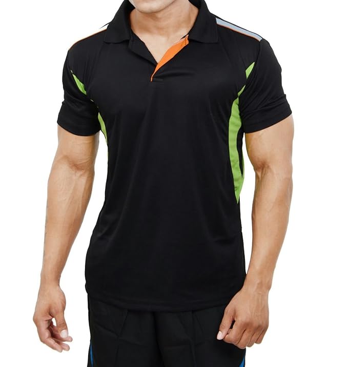 Buy Lionbuzz Men's Regular Fit Black Sports TShirt ( Size XL ) at Amazon.in