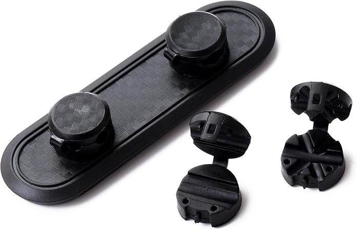 Amazon Co Jp ケーブルホルダー ４連タイプ ケーブルクリップ シックなブラックデザインでデスク周りをおしゃれに収納 コードクリップ 配線クリップ コード まとめる アイテム 配線隠し Somei 車 バイク