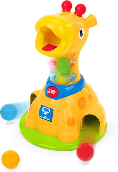 Bright Starts Spinnin Spots Giraffe Ball Play Toy 6 Months+