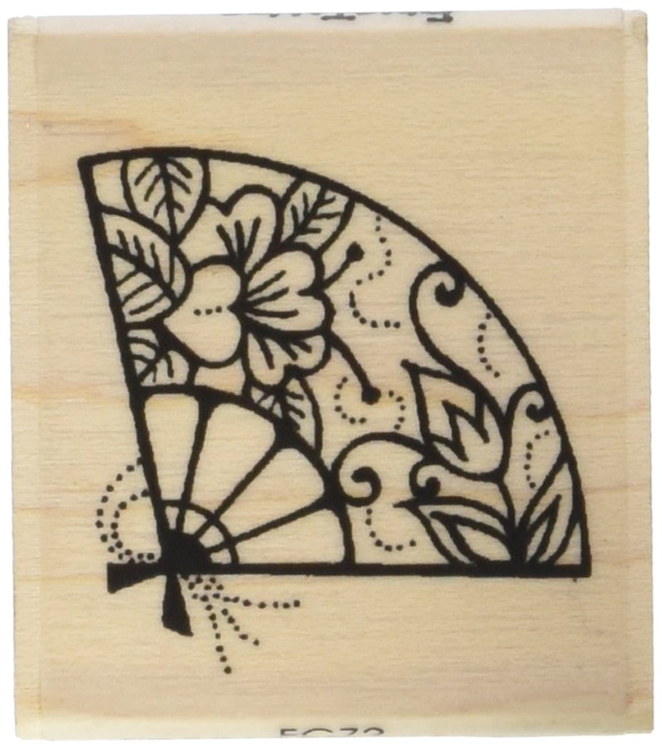 Art Stamps Oriental Fan Stamp