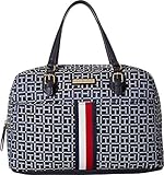 Tommy Hilfiger Women's Mira Satchel Navy/White One