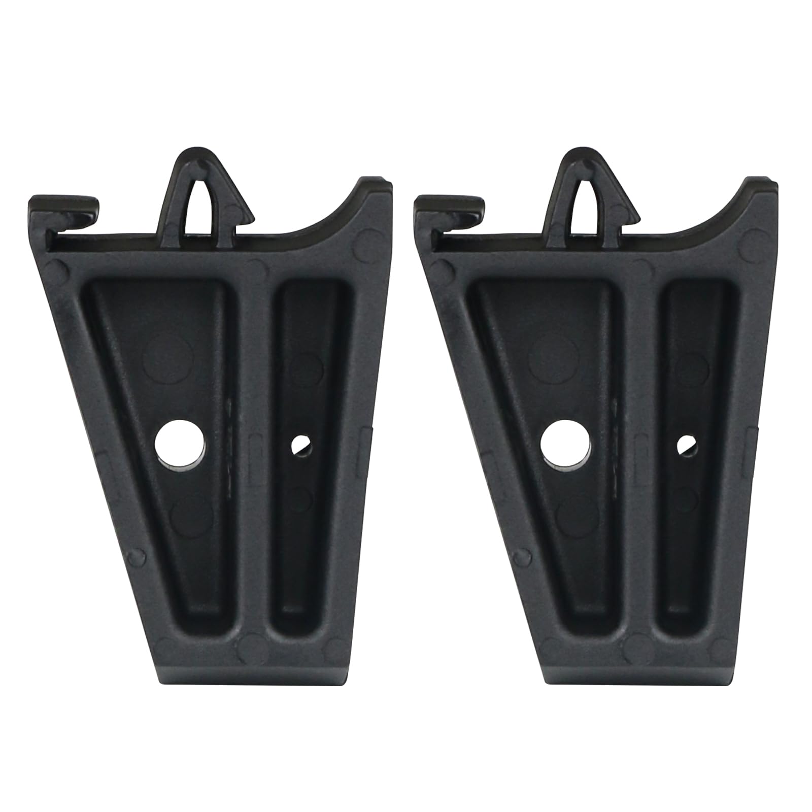 Photo 1 of 2 Pcs Grille Overslam Bumper | Compatible with 2002-2005 Dodge Ram 1500 2500 3500 Truck Accessories | Replaces 55077387AA Front Hood Bump Grill Cushion