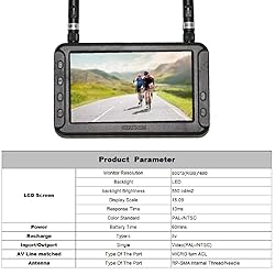 DUMBORC 4.3'' FPV Monitor with Camera 800 X 480
