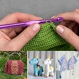 CCLKHY Crochet Hooks Set 4 Pcs Multicolor Aluminum Knitting Needles 2 4 6 8mm view 7