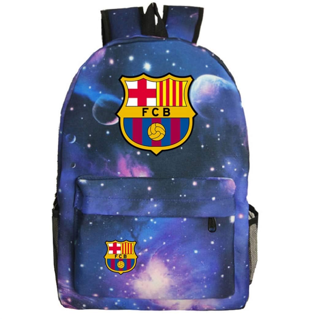 FC Barcelona Soccer 10 Messi Backpack CAMO NOTILCENT SKY For School