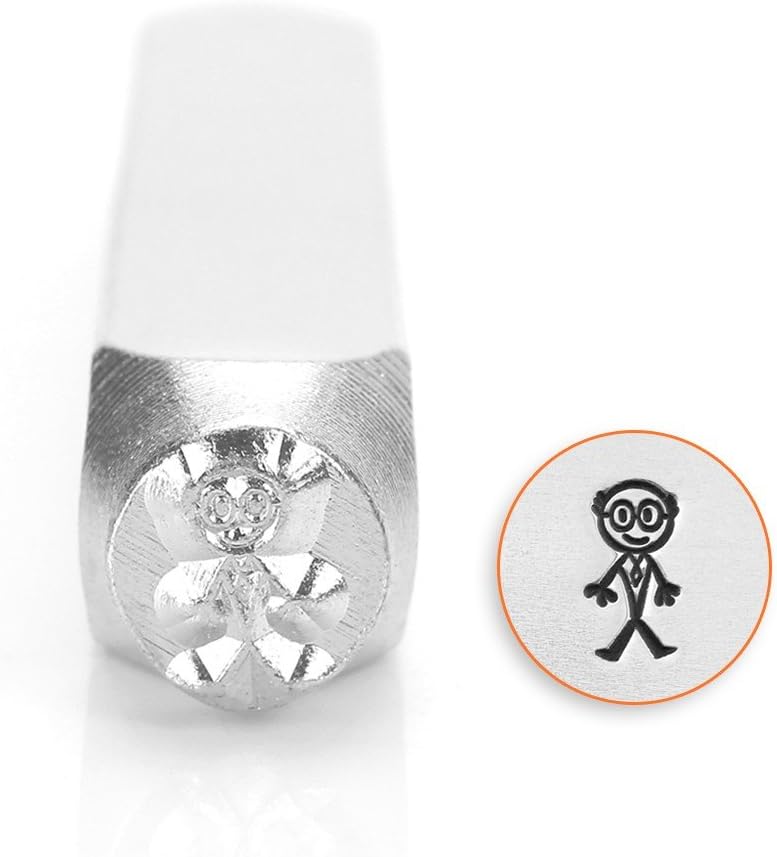 ImpressArt- 7mm, Grandpa Stick Figure Design Stamp