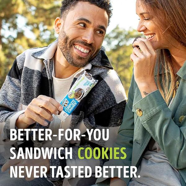 LENNY & LARRY’S THE COMPLETE CREMES®, SANDWICH COOKIES, VANILLA, VEGAN, 5G PLANT PROTEIN, 6 COOKIES PER PACK (BOX OF 12)