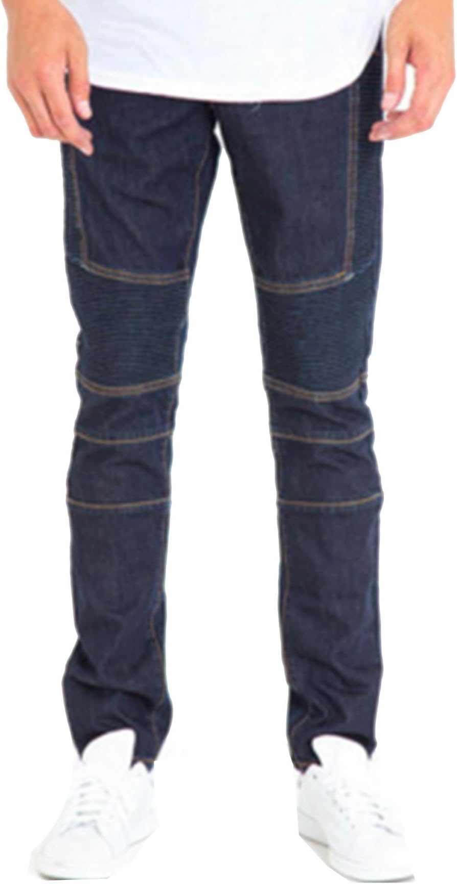 Crysp Jordan Biker Denim Jeans In Indigo Size 32