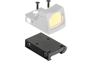 ohhunt Ruggedized Miniature Red Dot Reflex Low Picatinny Mount for RMR and SRO