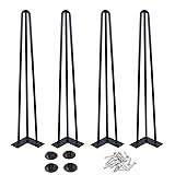 Osring 32 Inch Hairpin Table Legs with 1/2” Dia