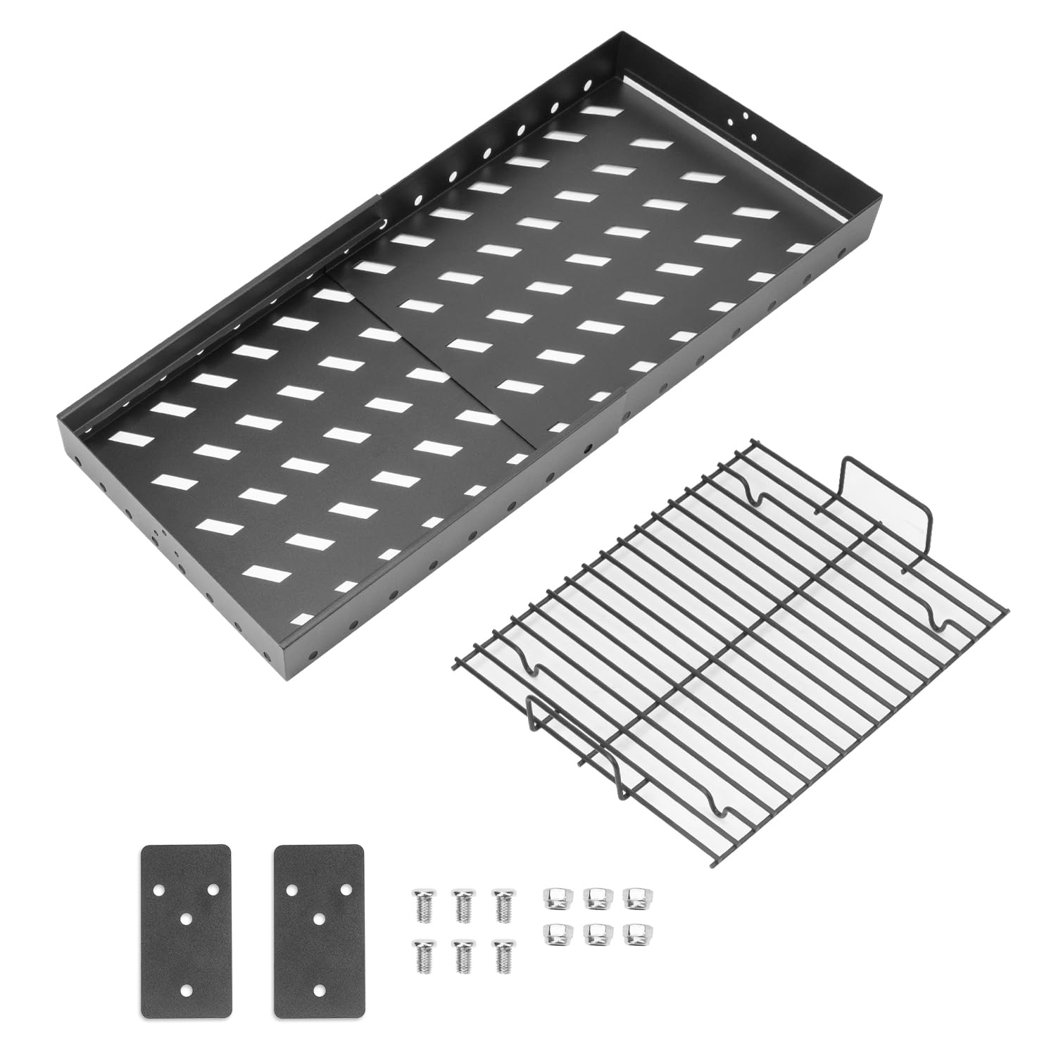 Photo 1 of 15-28 Inch Stretchable Charcoal Tray for PS9900, 47183T-21, High-Temperature Coating Charcoals Basket for HC4518L PS9500 8500 6800 6500 SH19030119 SH19030219 SH9916 Smoke Hollow Grill Replacement Part