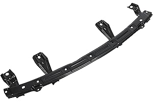 KUAFU Front Bumper Cover Retainer Compatible with 2016-2021 Honda Civic HO1031105 71150TBAA00 5537432 Bumper Bracket Beam Bar Support Steel Black