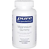 Pure Encapsulations Magnesium Gummy - Magnesium Citrate - Supports Heart Health & Relaxation* - for Children & Adults - Vegan & <0.5g Sugar per Gummy - 60 Gummies
