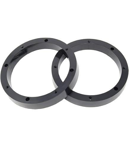 thumbnail image 2 of 10" Subwoofer Speaker Spacers - 1/2" Thick PVC Depth Extender Rings 2 of 10