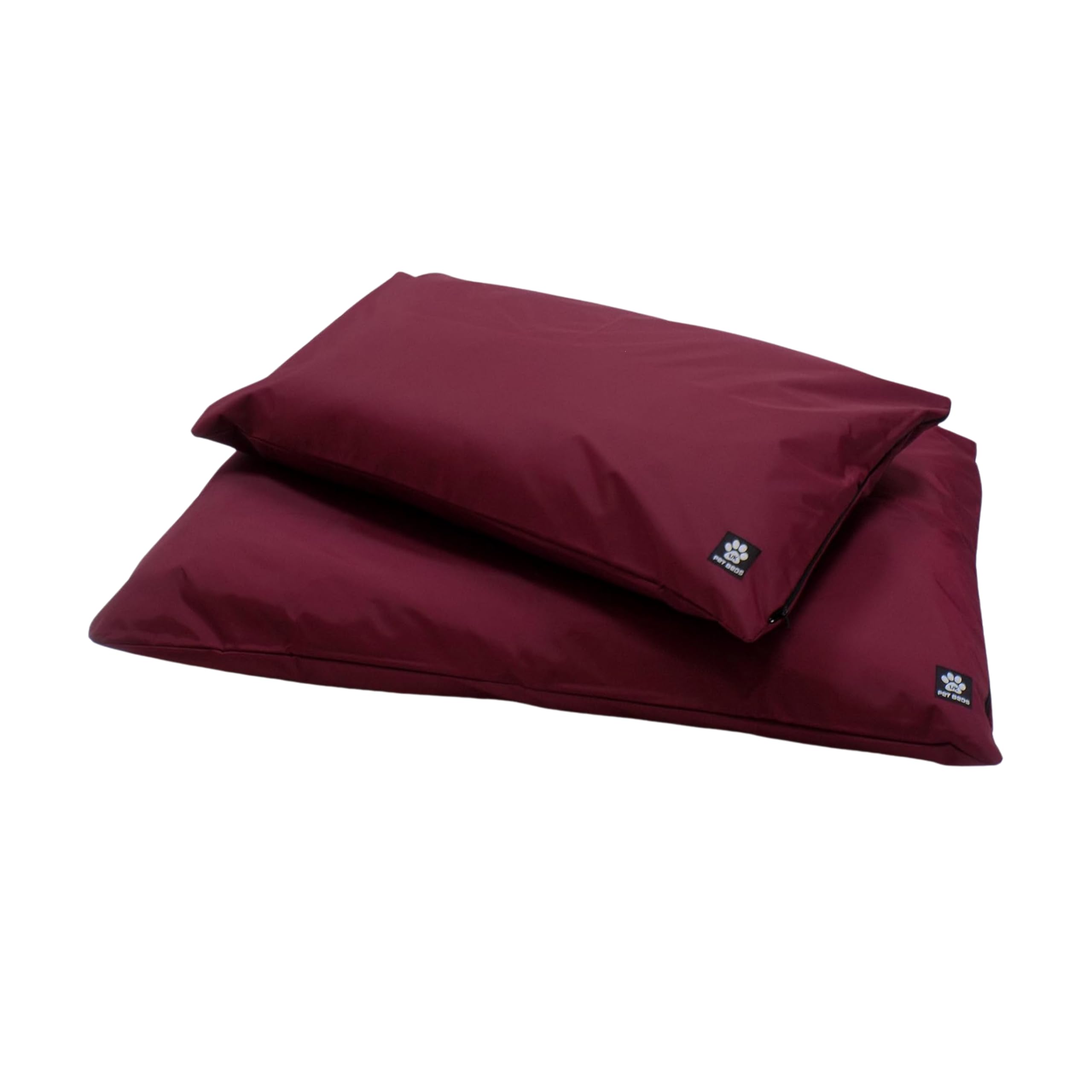UK Pet Beds Replacement Dog Bed Cover - Heavy Duty Waterproof - Easy Clean - Size X Large - Colour Maroon