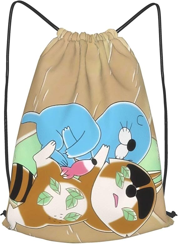 Amazon Co Jp サイズ選択可 ぼのぼの ナップサック ジムサック スポーツバッグ 巾着袋 体操着入れ 防水 大容量 部活 遠足 アニメ キャラクター グッズ 服 ファッション小物
