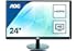 AOC e2470swhe 24-Inch Class LED-Lit Monitor, Full HD 1080p, 5ms, 20M:1 DCR, VGA/HDMI, VESA, Narrow Bezel