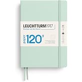 LEUCHTTURM1917 - 120G Special Edition - Medium A5 Dotted Hardcover Notebook (Mint) - 203 Numbered Pages with 120gsm Paper