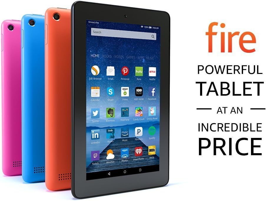Fire Tablet, 7" Display, Wi-Fi, 8 GB - Includes Special Offers, Blue