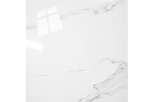 SHOWCOLOUR 10-Sheets Peel and Stick Backsplash Marble Look 12"X12" Self Adhesive Wall Tile Back Splashes for Kitchen Bathroom (1, Marble White)