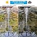 Solar Fountain with Battery Backup, FEELLE 2.5W Standing Solar Bird Bath Fountain Water Pump for Birdbath, Pond, Pool, Garden