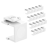 Cable Matters (20-Pack) Blank Keystone Jack Inserts in White