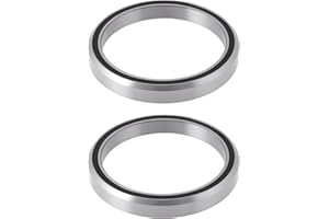 eMagTech 2Pcs Bicycle Headset Bearings ACB495H6 ACB495H6.5 Compatible with Specialized Tarmac SL7 & SL8 49.5x40.5x6.5mm 45/45