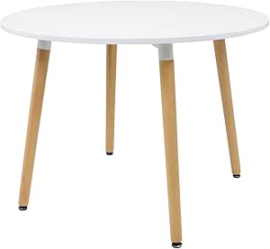 Noorsk Design Mesa Redonda de Comedor/Cocina Karelia 100: Amazon.es: Hogar