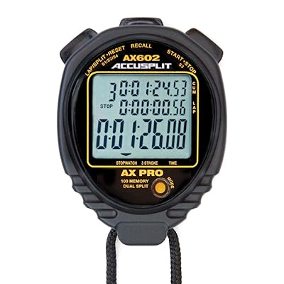 Cronometro Orologio Tempo Reale Con Secondi Cronometro ACCUSPLIT AX602 Pro  Con Display A Memoria Italia Ubuy