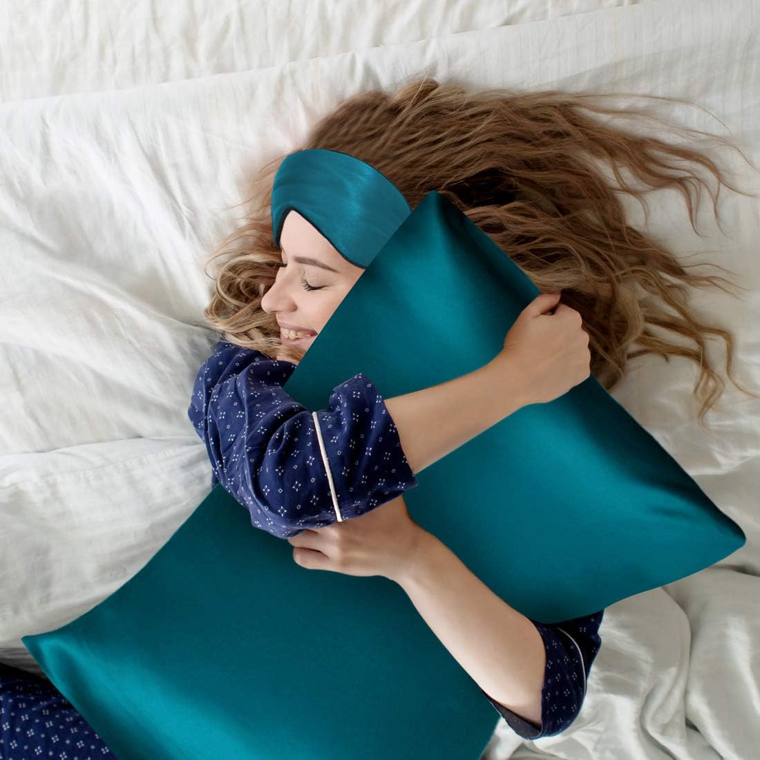 PiccoCasa Mulberry Silk Pillowcase for Hair and Skin Both Sides 350TC 19 Momme Pure Silk - Image 3