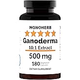 Ganoderma Extract 500 mg - 180 Capsules