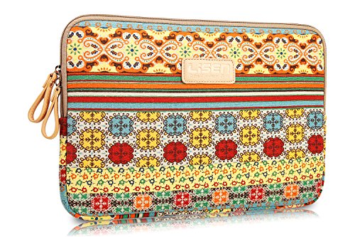 Lisen Bohemian Style Canvas Fabric 12 125 Inch Laptop Notebook