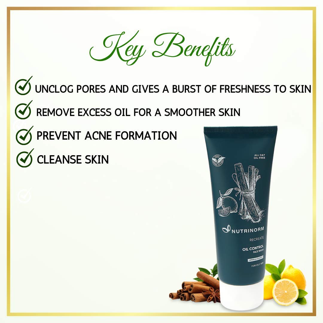 nutrinorm oil control face wash