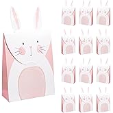 Cheerland Bunny Gift Bags Easter Bag Rabbit Party Decorations Bunny Goodie Bags Some Bunny is One Birthday Decoration Easter Party Favors Treat Bags for Kids Birthday Tea Party Supplies
